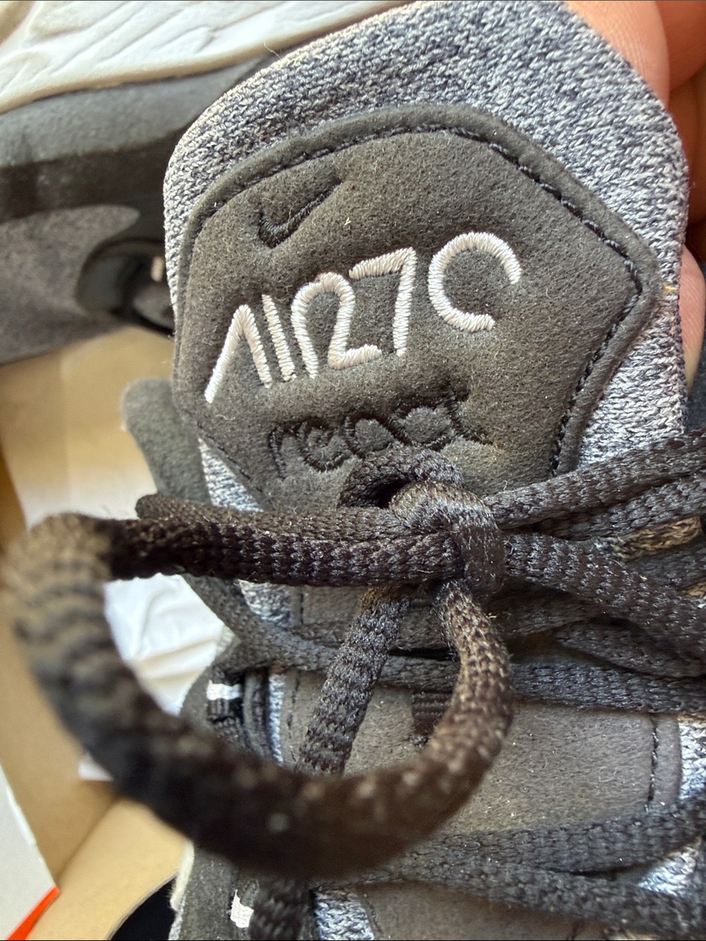 Nike Black, Gray & White Men's Air Max-Style Sneakers - Picture 2 of 4
